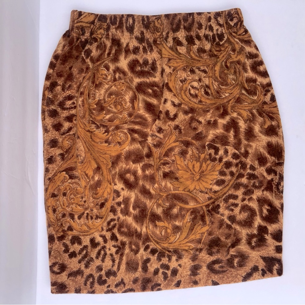 THEO MILES VINTAGE LAMB WOOL ANGORA SKIRT SIZE SMALL